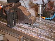 Milling the cradle seat