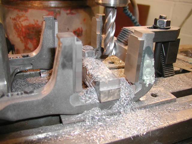 Pedestal machining