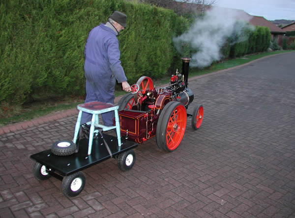 First Steam run ends early when the wheel falls off!